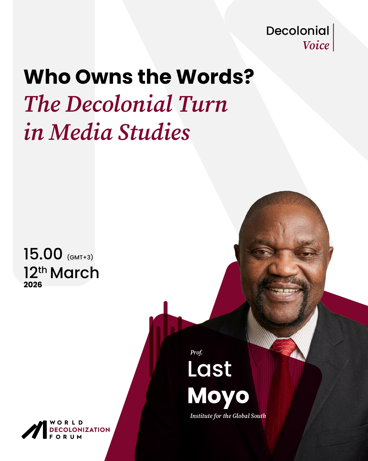 Decolonial Voice Serisinin Son Konuğu: Last Moyo