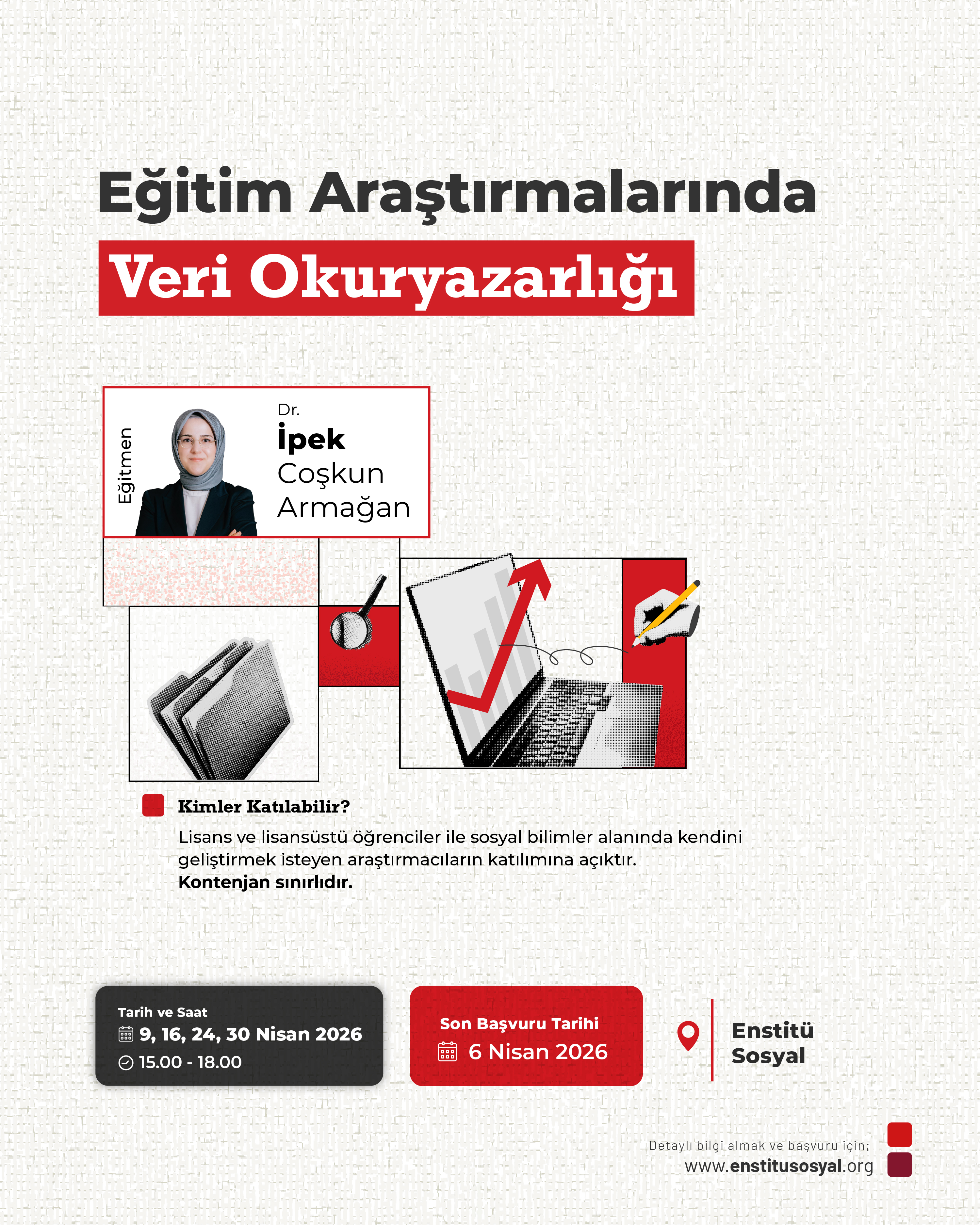 “Eğitim Araştırmalarında Veri Okuryazarlığı” Eğitimi Başlıyor