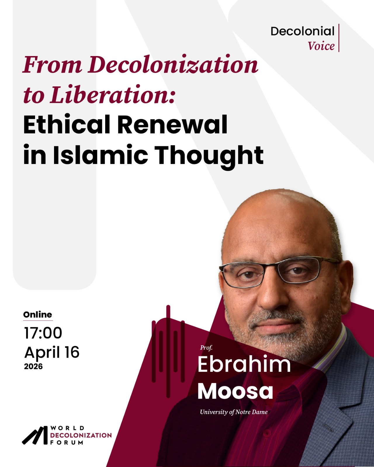 Decolonial Voice: Prof. Ebrahim Moosa
