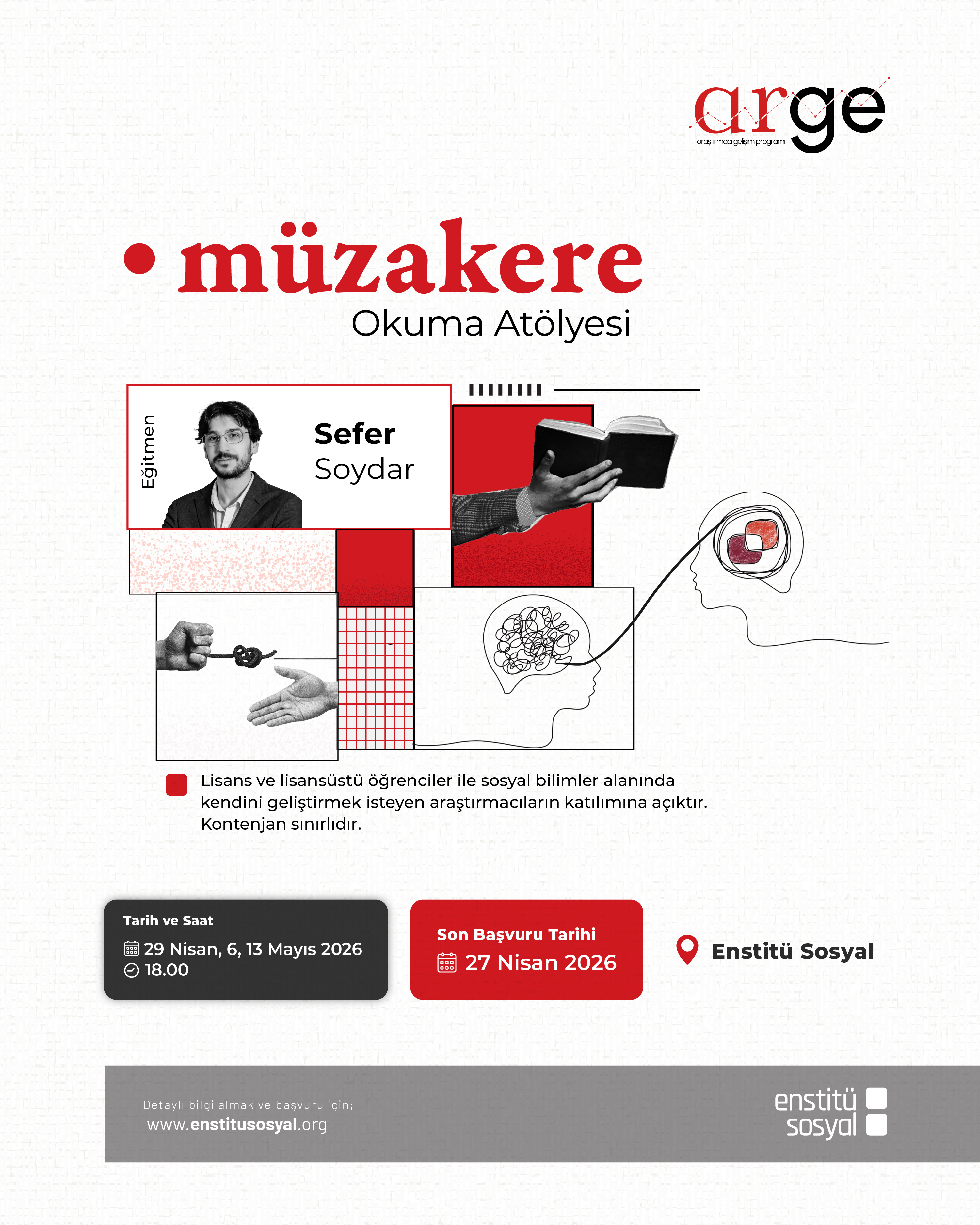 “Müzakere Okuma Atölyesi” Başlıyor