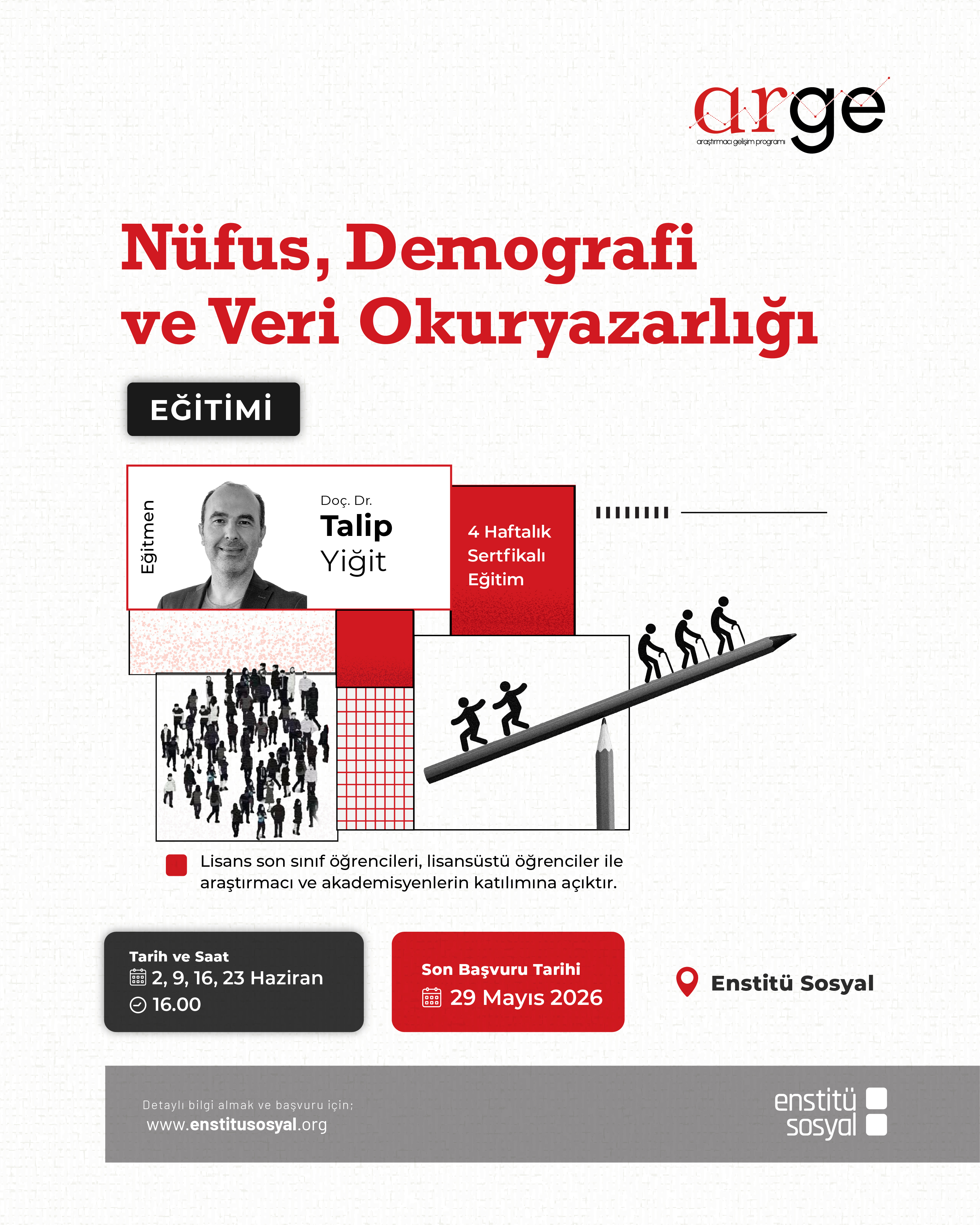 Nüfus, Demografi ve Veri Okuryazarlığı” Eğitimi Başlıyor!