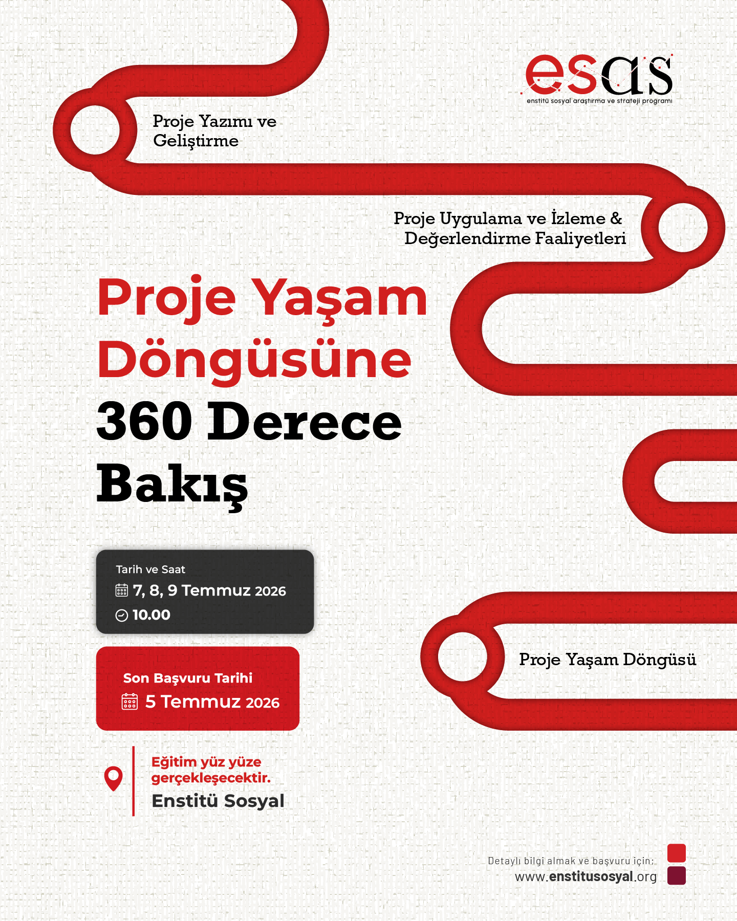 “Proje Yaşam Döngüsüne 360 Derece Bakış” Eğitim Kampı Başlıyor!