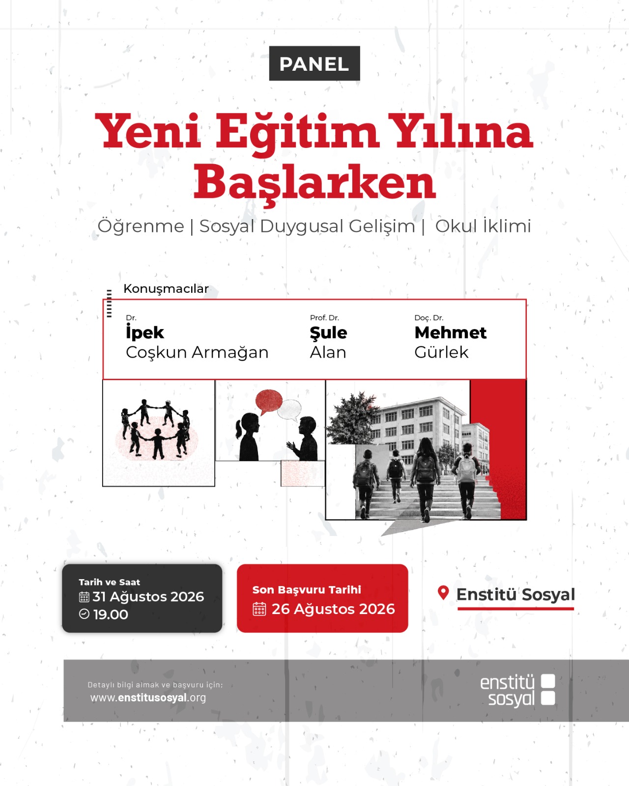 "Yeni Eğitim Yılına Başlarken" Paneline Davetlisiniz!