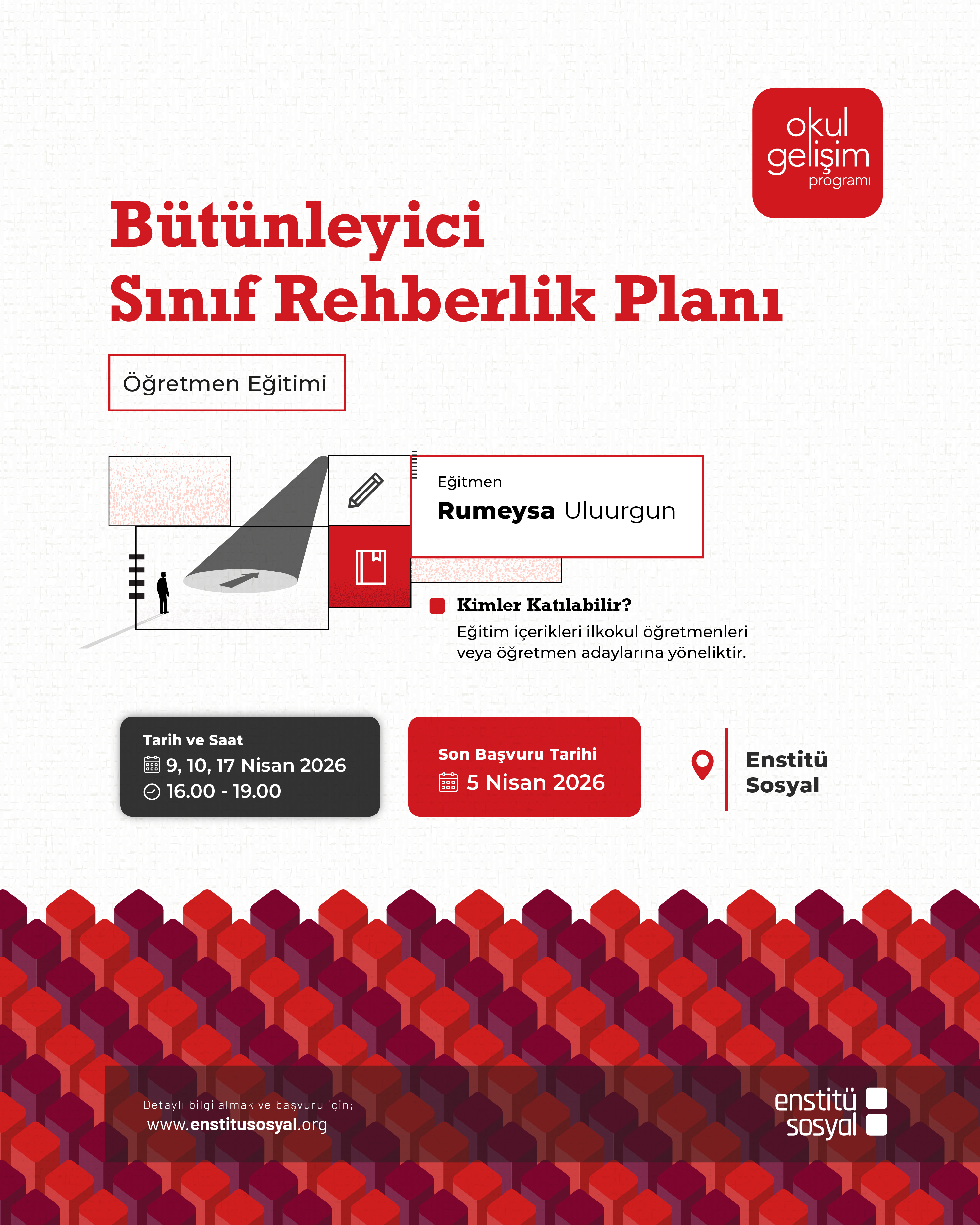 Bütünleyici Sınıf Rehberlik Planı Öğretmen Eğitimi Başlıyor