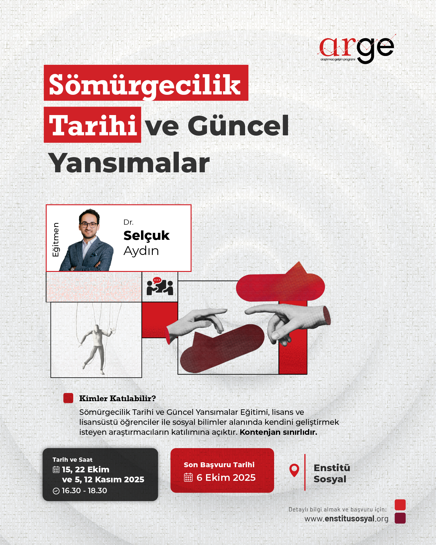 Değişen Dünyada Nüfus ve Toplum Eğitimi Başlıyor