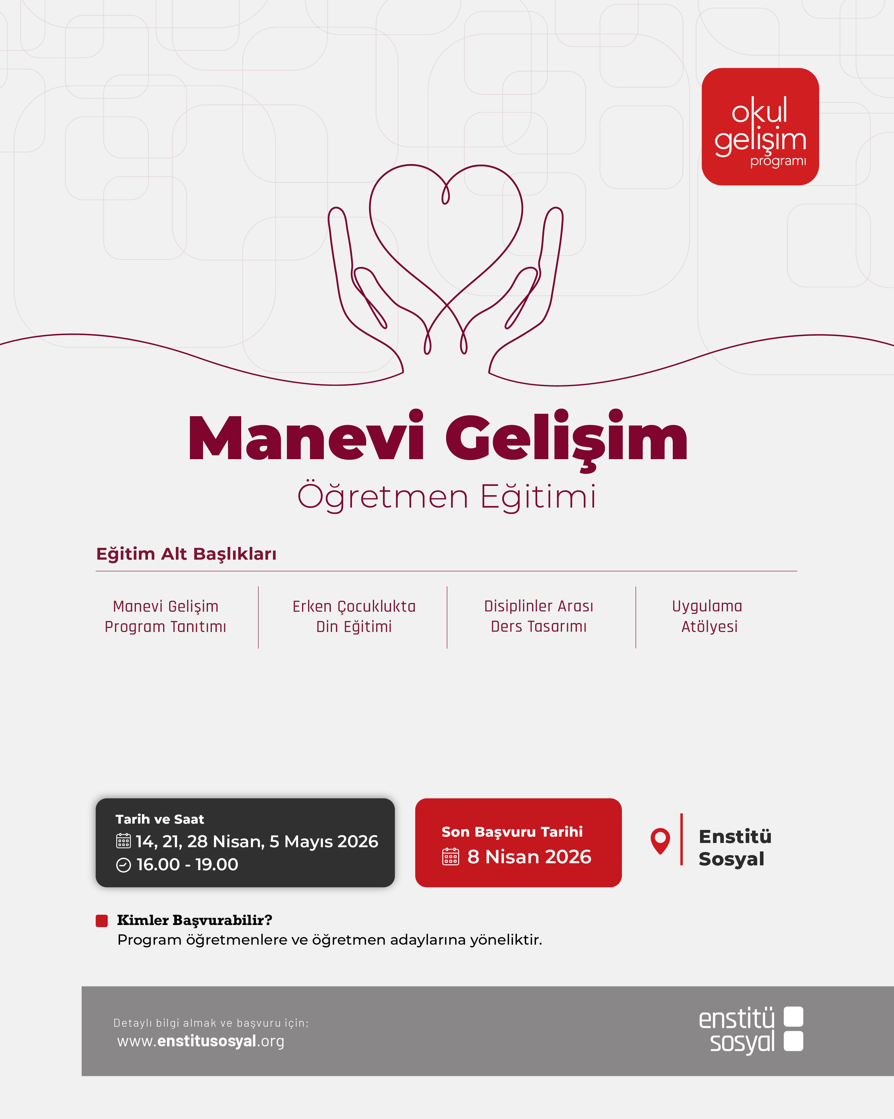 Düşünme Becerileri Eğitim Programı Başlıyor